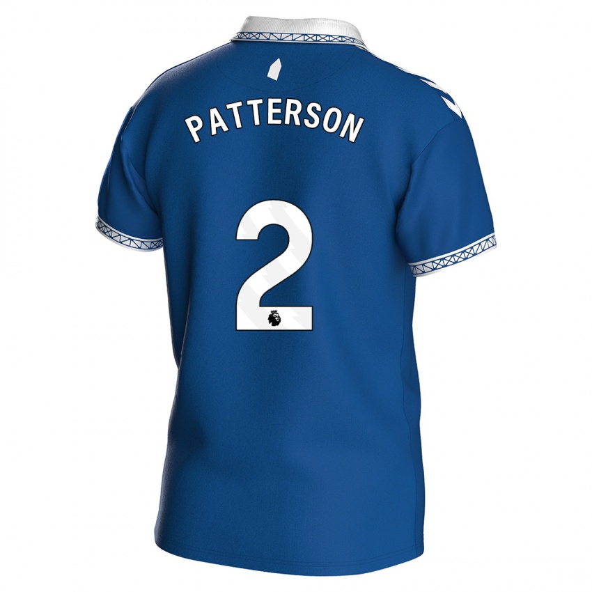 Mulher Camisola Nathan Patterson #2 Azul Real Principal 2023/24 Camisa