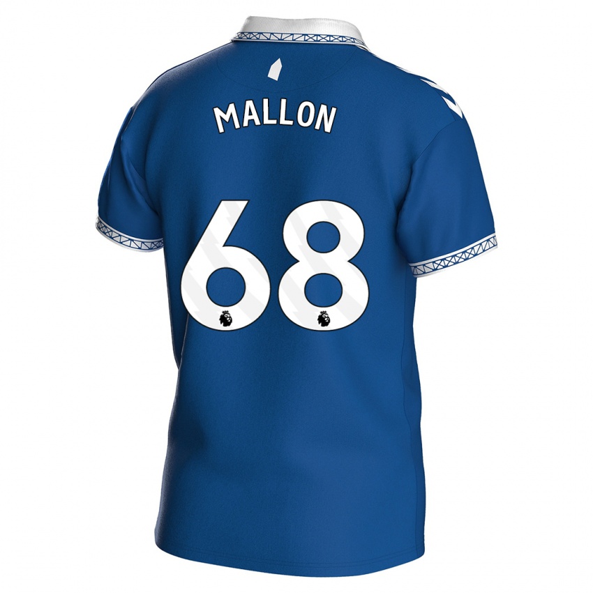 Mulher Camisola Mathew Mallon #68 Azul Real Principal 2023/24 Camisa