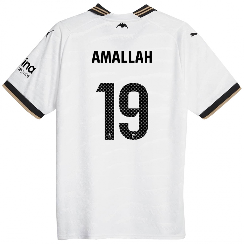 Mulher Camisola Selim Amallah #19 Branco Principal 2023/24 Camisa