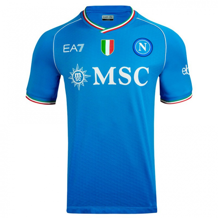 Mulher Camisola Vincenzo Di Dato #0 Céu Azul Principal 2023/24 Camisa
