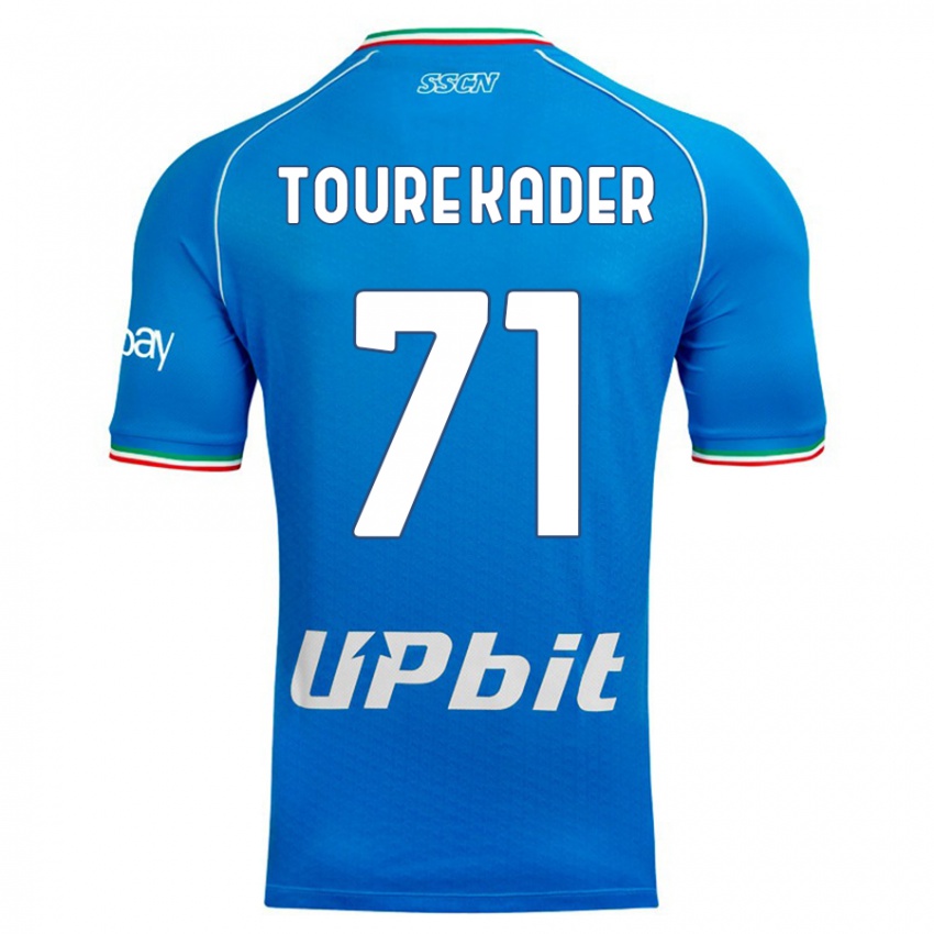 Mulher Camisola Aziz Toure Kader #71 Céu Azul Principal 2023/24 Camisa