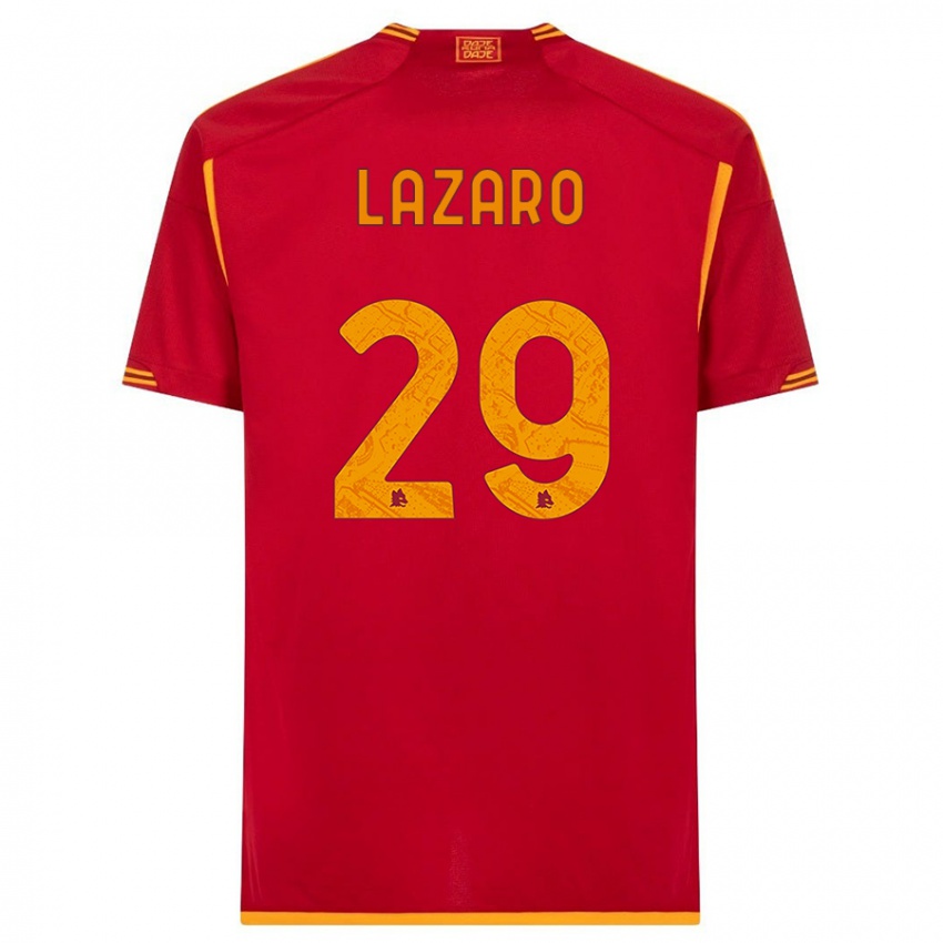 Mulher Camisola Paloma Lazaro #29 Vermelho Principal 2023/24 Camisa