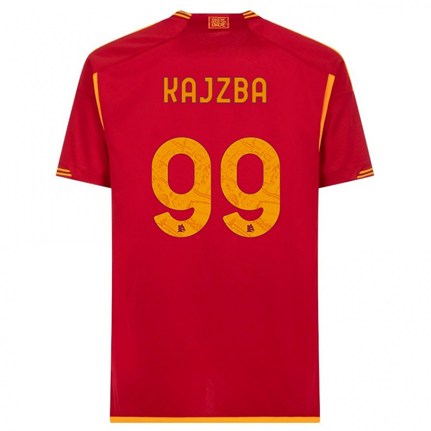 Mulher Camisola Nina Kajzba #99 Vermelho Principal 2023/24 Camisa
