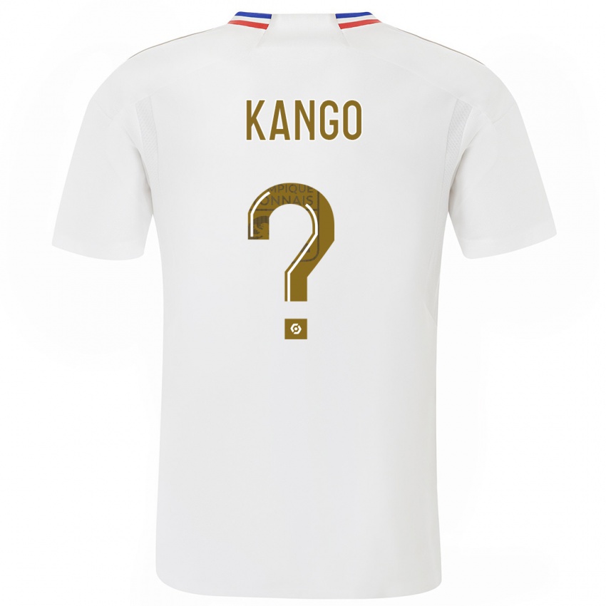 Mulher Camisola Steeve Kango #0 Branco Principal 2023/24 Camisa