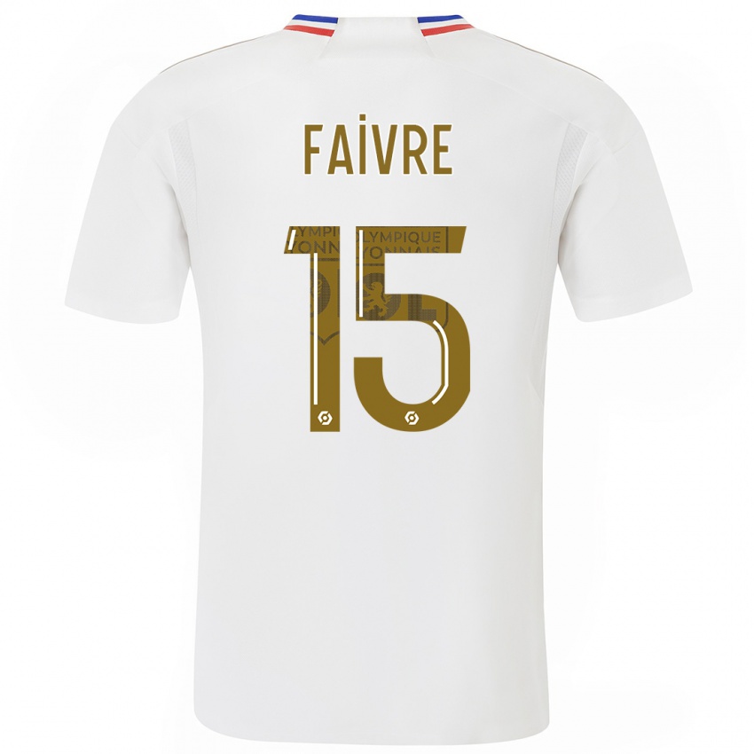 Mulher Camisola Romain Faivre #15 Branco Principal 2023/24 Camisa