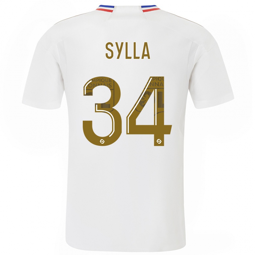 Mulher Camisola Kysha Sylla #34 Branco Principal 2023/24 Camisa