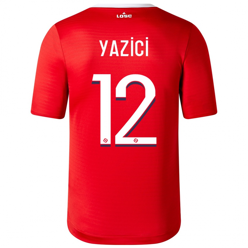 Mulher Camisola Yusuf Yazici #12 Vermelho Principal 2023/24 Camisa