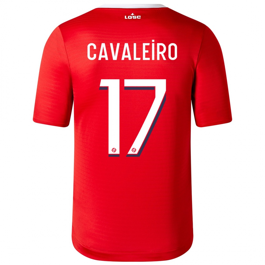 Mulher Camisola Ivan Cavaleiro #17 Vermelho Principal 2023/24 Camisa