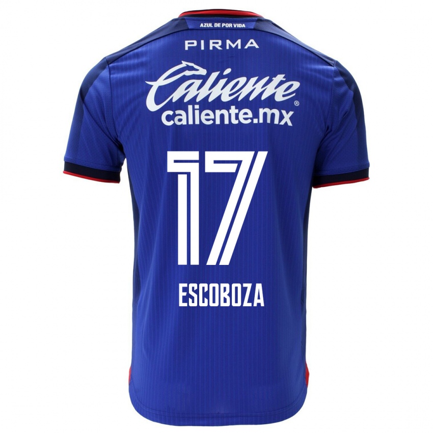 Mulher Camisola Alonso Escoboza #17 Azul Principal 2023/24 Camisa