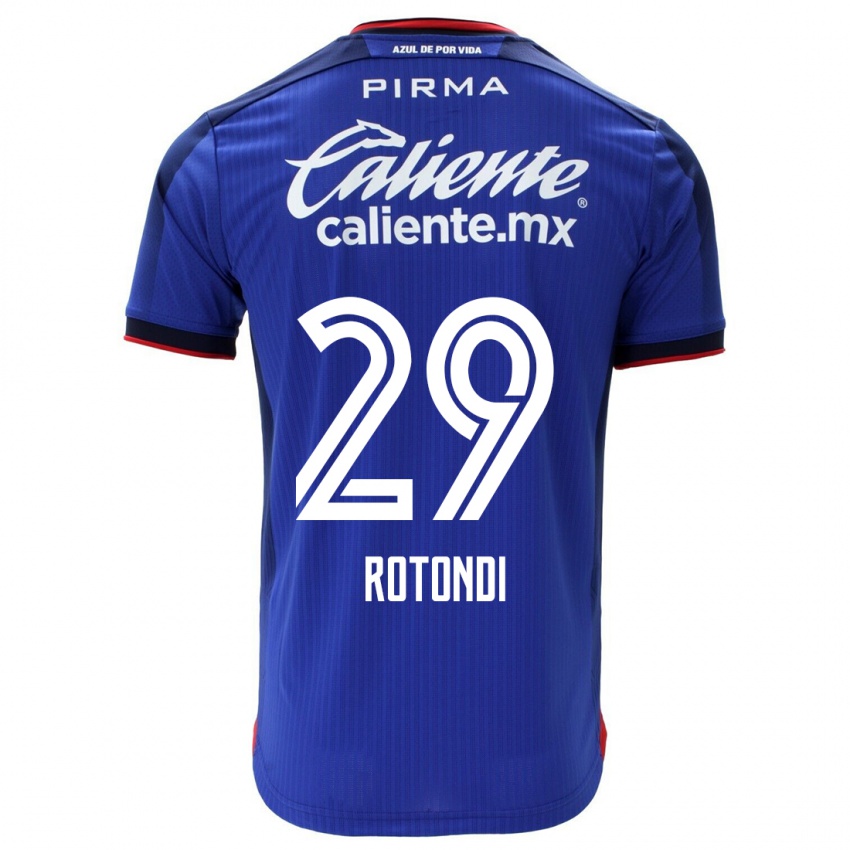 Mulher Camisola Carlos Rotondi #29 Azul Principal 2023/24 Camisa