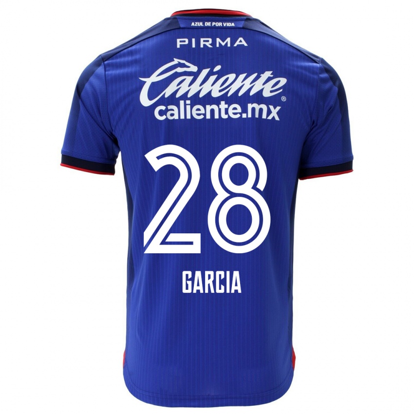 Mulher Camisola Ana Garcia #28 Azul Principal 2023/24 Camisa