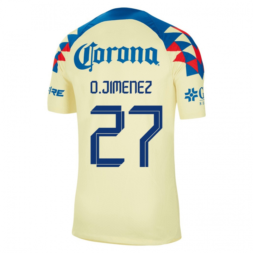 Mulher Camisola Oscar Jimenez #27 Amarelo Principal 2023/24 Camisa