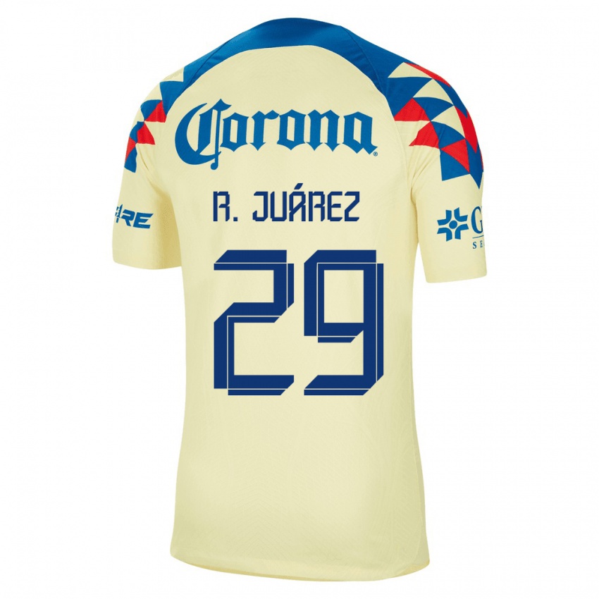 Mulher Camisola Ramón Juárez #29 Amarelo Principal 2023/24 Camisa