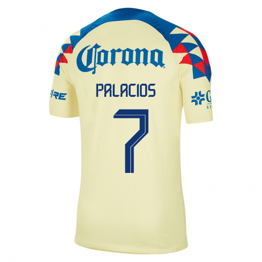 Mulher Camisola Kiana Palacios #7 Amarelo Principal 2023/24 Camisa