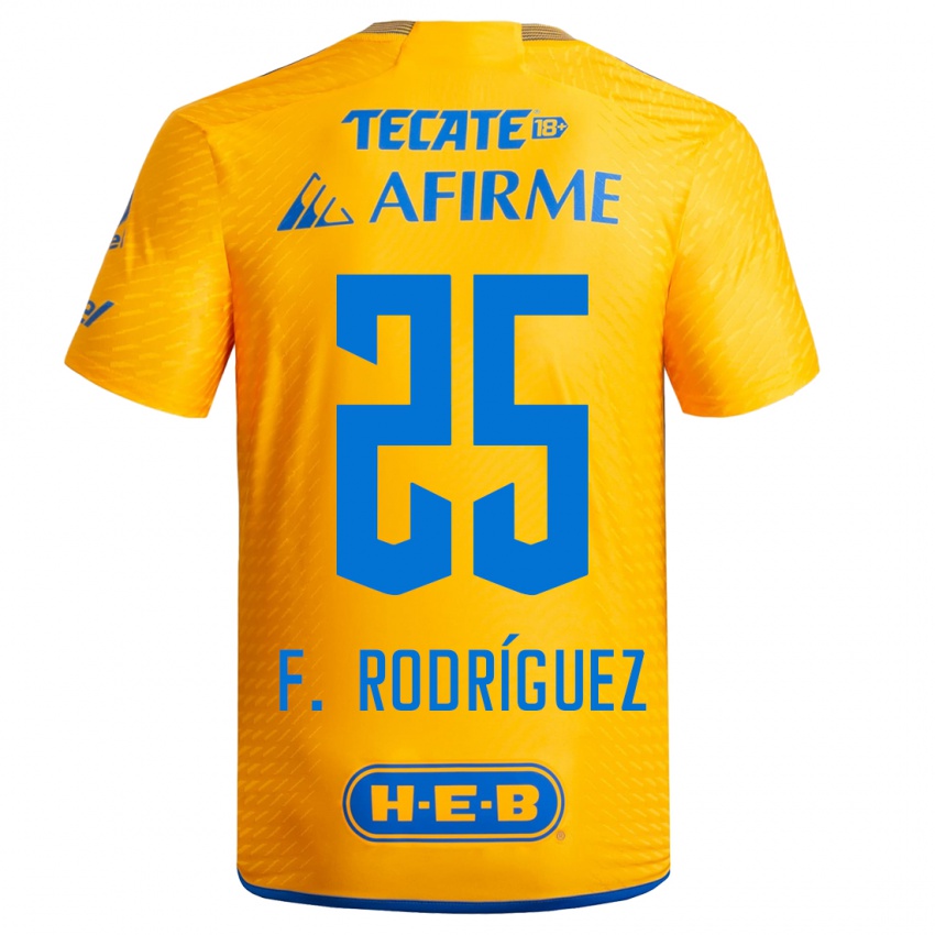 Mulher Camisola Felipe Rodríguez #25 Amarelo Principal 2023/24 Camisa