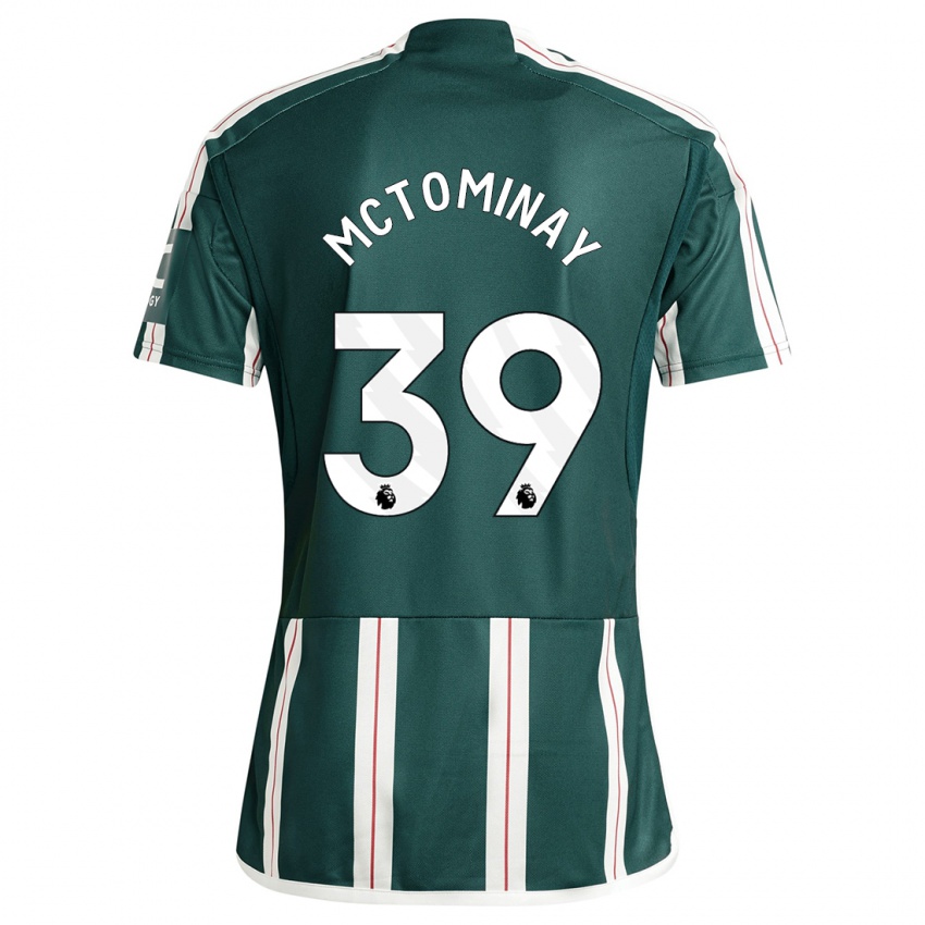 Mulher Camisola Scott Mctominay #39 Verde Escuro Alternativa 2023/24 Camisa