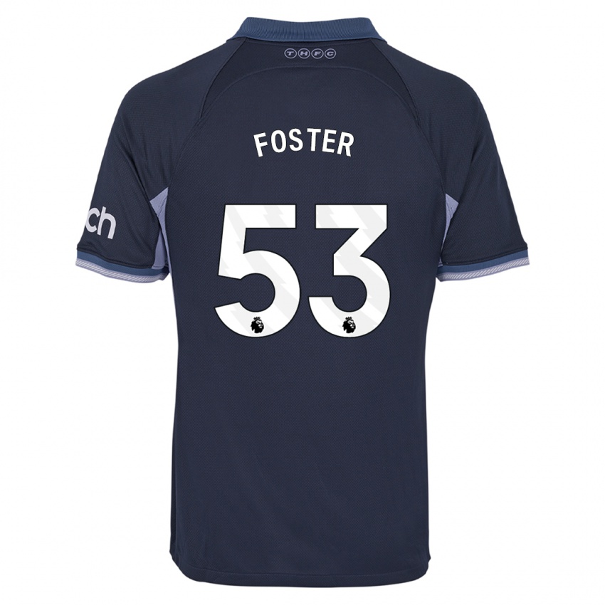 Mulher Camisola Brooklyn Lyons Foster #53 Azul Escuro Alternativa 2023/24 Camisa