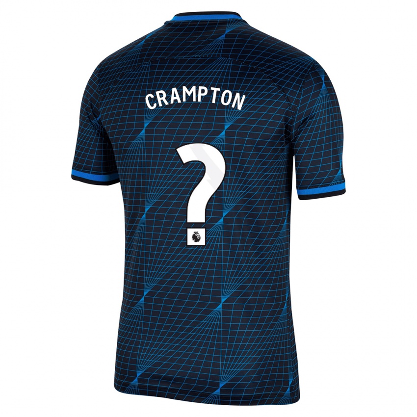 Mulher Camisola Kai Crampton #0 Azul Escuro Alternativa 2023/24 Camisa