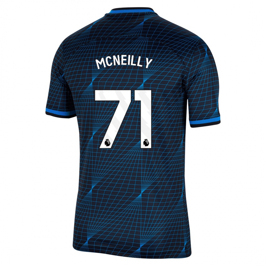 Mulher Camisola Donnell Mcneilly #71 Azul Escuro Alternativa 2023/24 Camisa