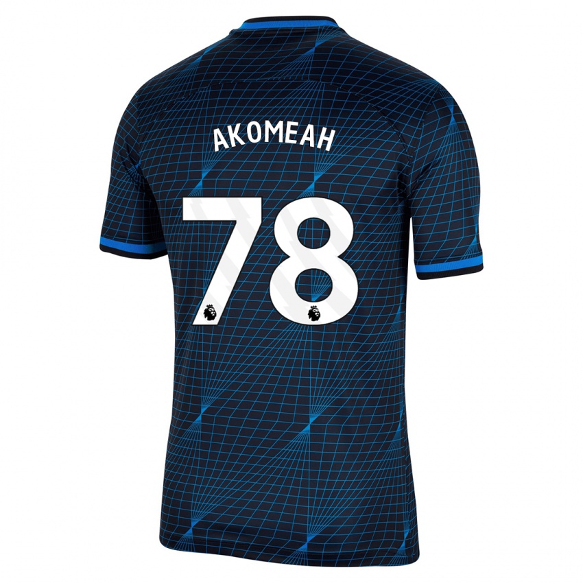 Mulher Camisola Travis Akomeah #78 Azul Escuro Alternativa 2023/24 Camisa