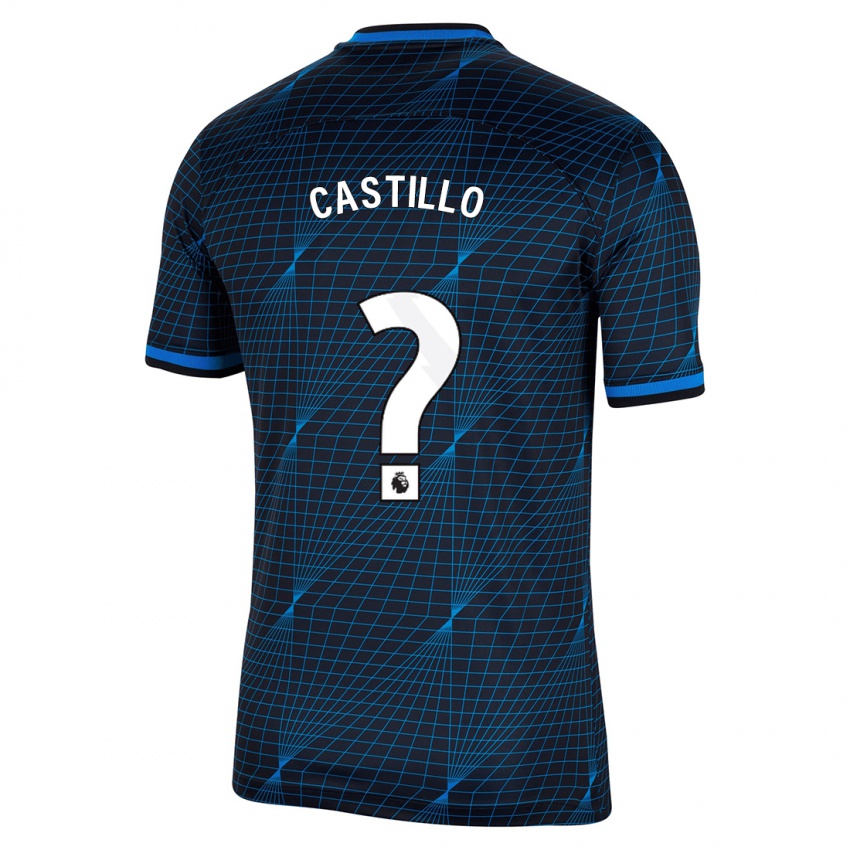 Mulher Camisola Juan Castillo #0 Azul Escuro Alternativa 2023/24 Camisa