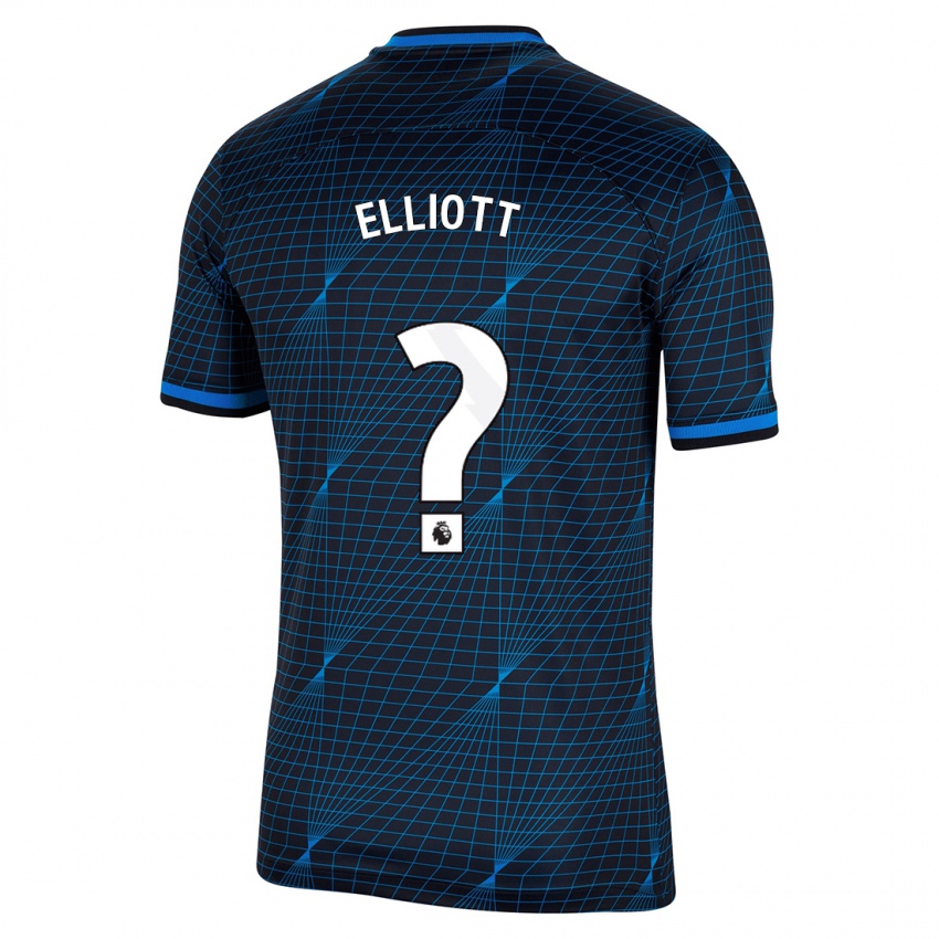 Mulher Camisola Ben Elliott #0 Azul Escuro Alternativa 2023/24 Camisa
