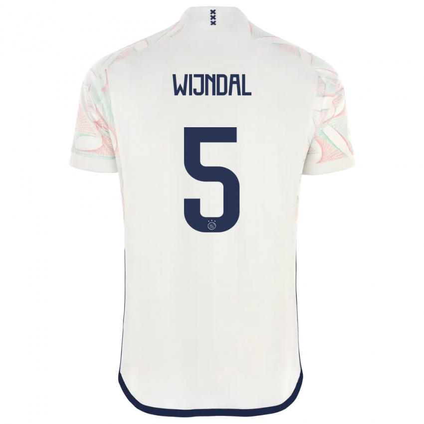 Mulher Camisola Owen Wijndal #5 Branco Alternativa 2023/24 Camisa