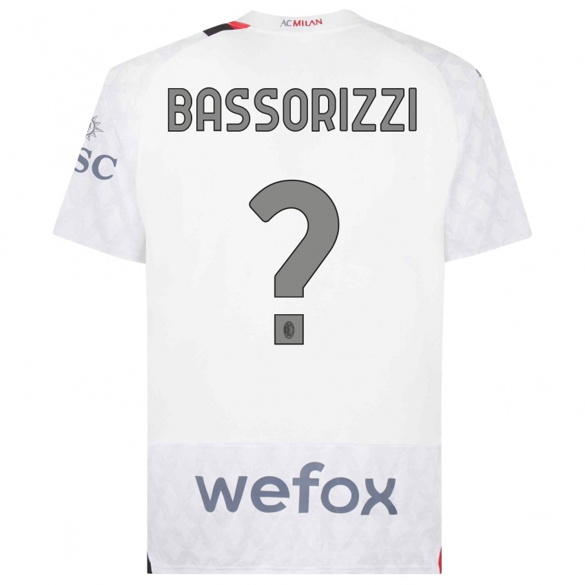 Mulher Camisola Carlo Bassorizzi #0 Branco Alternativa 2023/24 Camisa