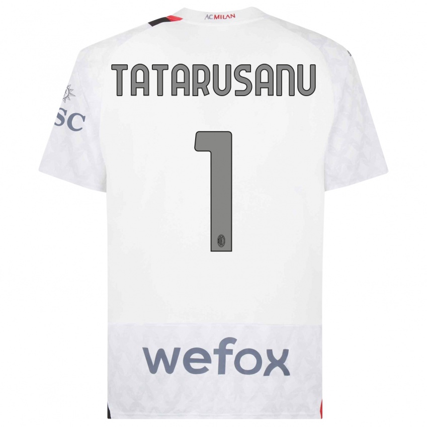 Mulher Camisola Ciprian Tatarusanu #1 Branco Alternativa 2023/24 Camisa