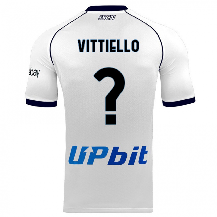 Mulher Camisola Antonio Vittiello #0 Branco Alternativa 2023/24 Camisa