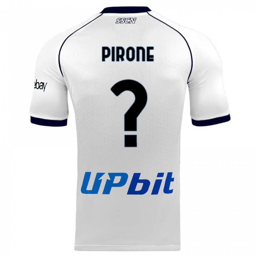 Mulher Camisola Francesco Pirone #0 Branco Alternativa 2023/24 Camisa