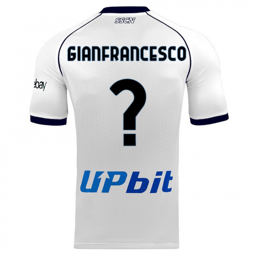 Mulher Camisola Sergio Gianfrancesco #0 Branco Alternativa 2023/24 Camisa