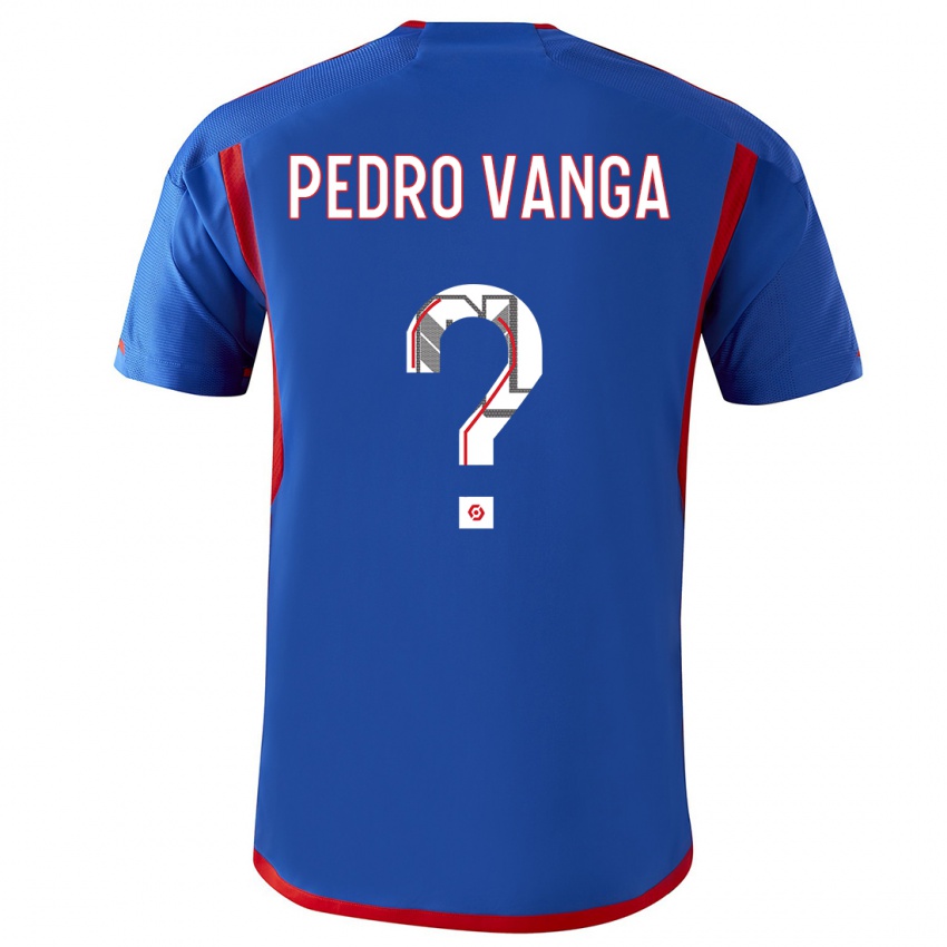 Mulher Camisola Emerson Pedro Vanga #0 Azul Vermelho Alternativa 2023/24 Camisa