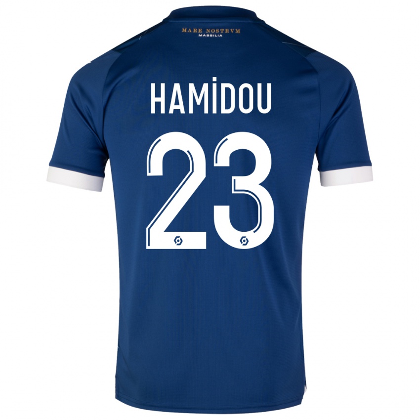 Mulher Camisola Jamila Hamidou #23 Azul Escuro Alternativa 2023/24 Camisa