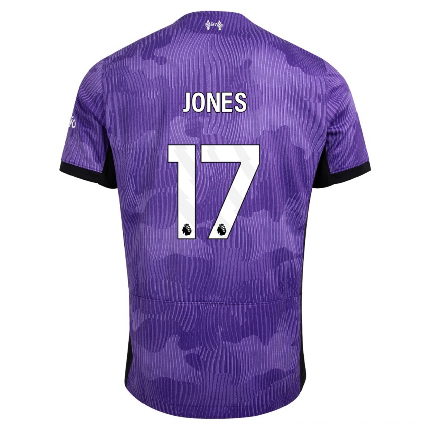 Mulher Camisola Curtis Jones #17 Roxo Terceiro 2023/24 Camisa