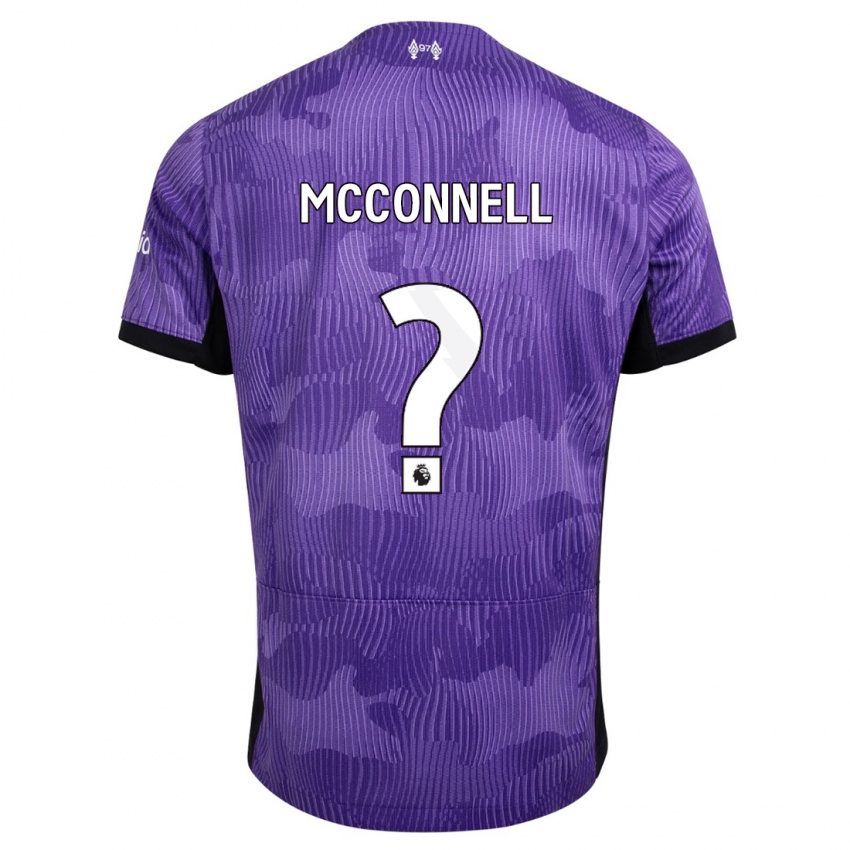 Mulher Camisola James Mcconnell #0 Roxo Terceiro 2023/24 Camisa