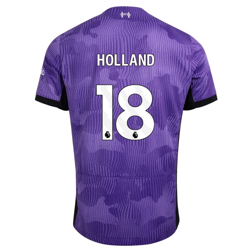 Mulher Camisola Ceri Holland #18 Roxo Terceiro 2023/24 Camisa