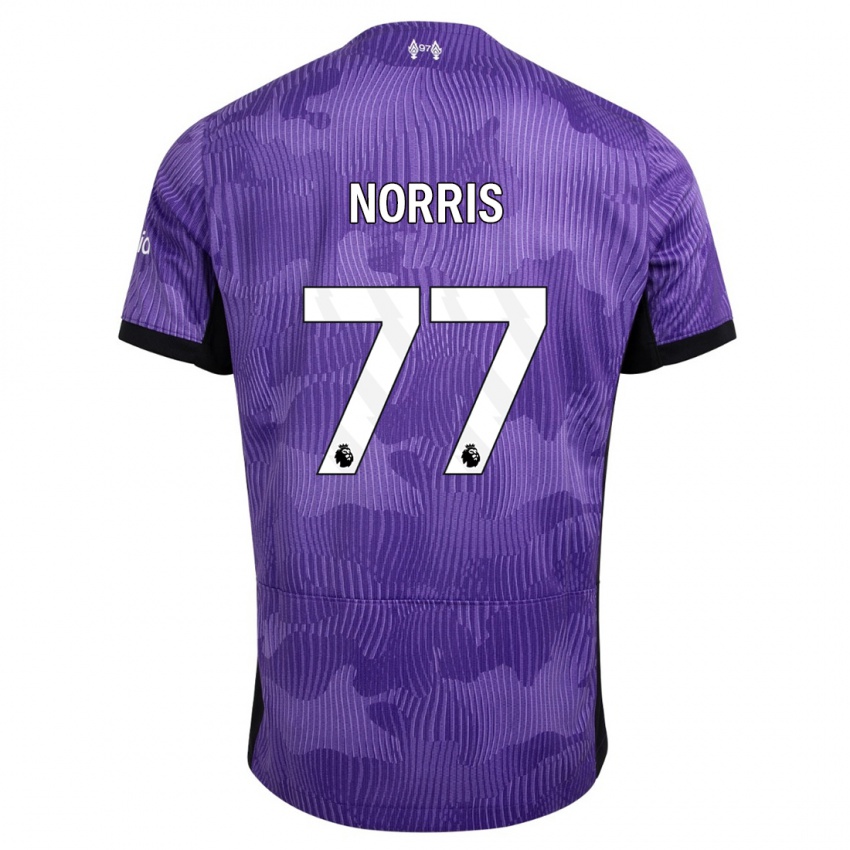 Mulher Camisola James Norris #77 Roxo Terceiro 2023/24 Camisa