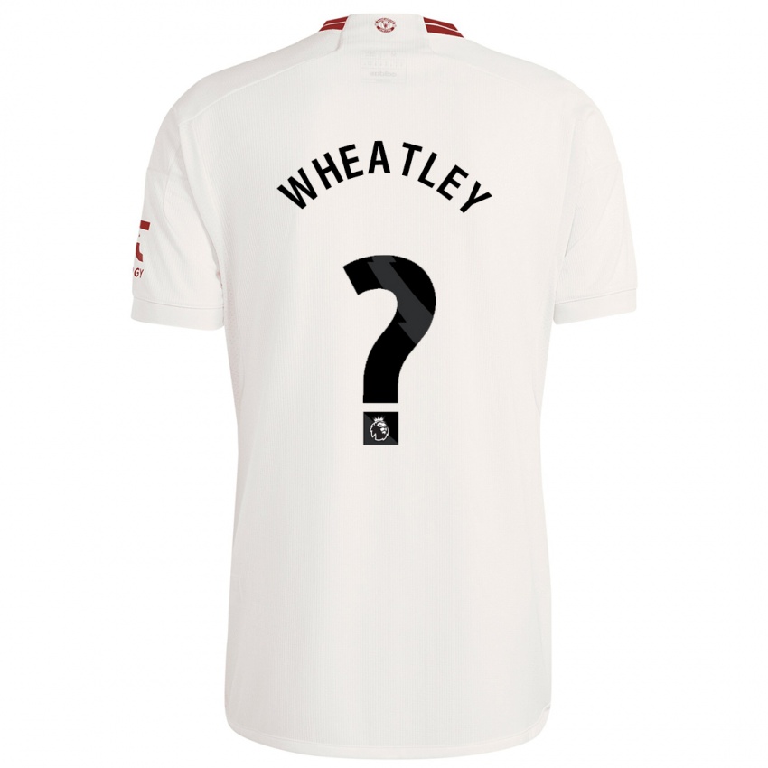 Mulher Camisola Ethan Wheatley #0 Branco Terceiro 2023/24 Camisa