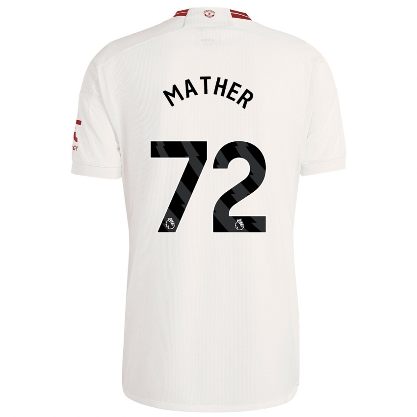 Mulher Camisola Sam Mather #72 Branco Terceiro 2023/24 Camisa