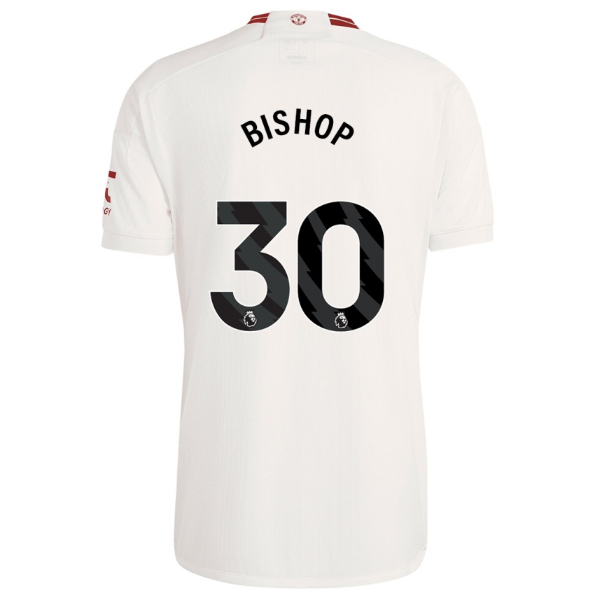 Mulher Camisola Nathan Bishop #30 Branco Terceiro 2023/24 Camisa