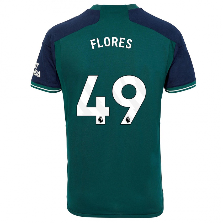 Mulher Camisola Marcelo Flores #49 Verde Terceiro 2023/24 Camisa