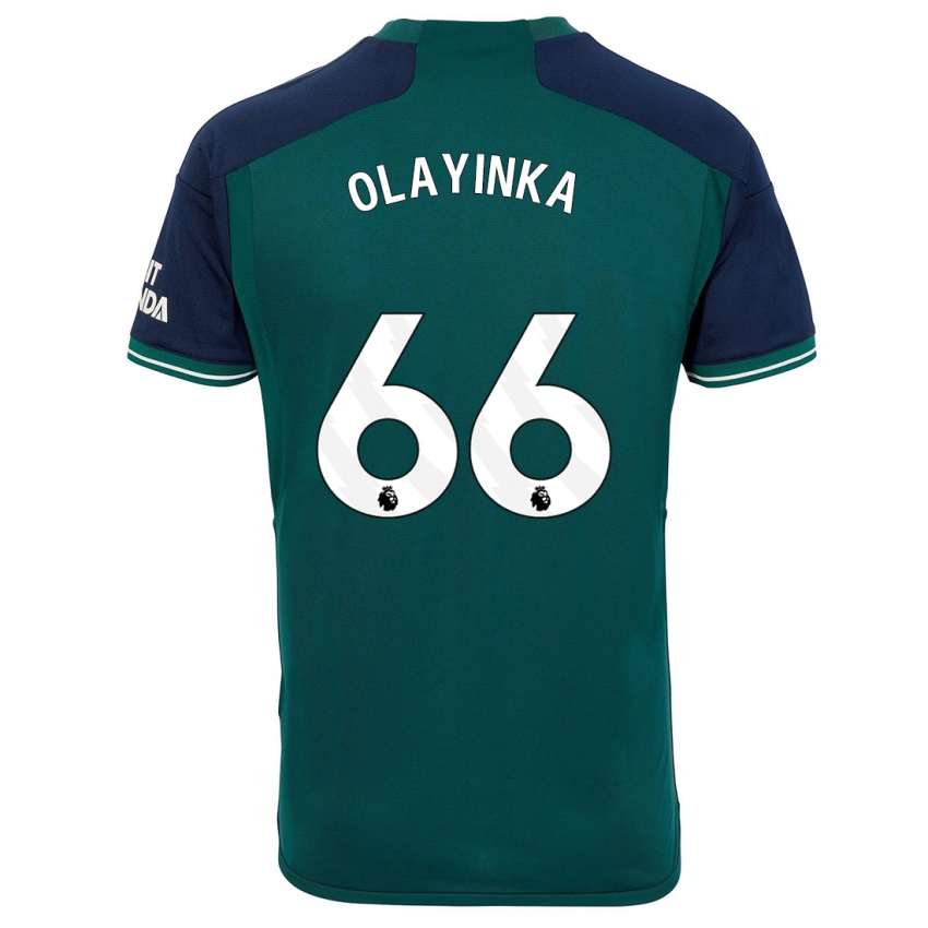 Mulher Camisola James Olayinka #66 Verde Terceiro 2023/24 Camisa