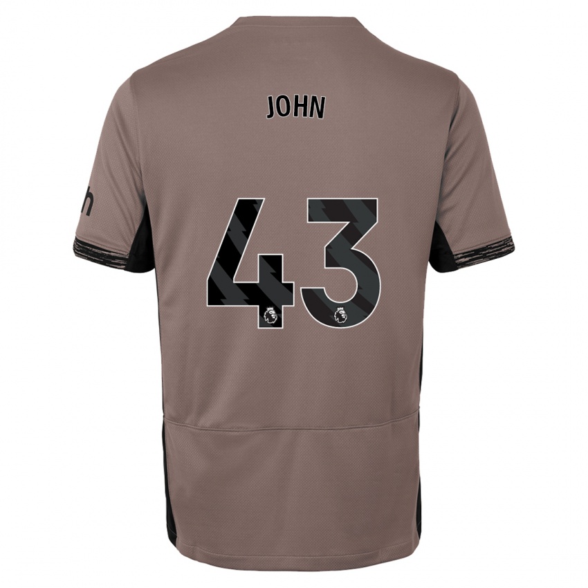 Mulher Camisola Nile John #43 Bege Escuro Terceiro 2023/24 Camisa