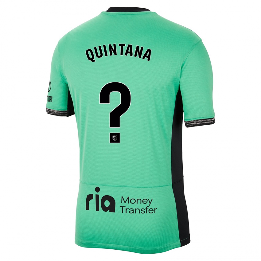 Mulher Camisola Nacho Quintana #0 Primavera Verde Terceiro 2023/24 Camisa