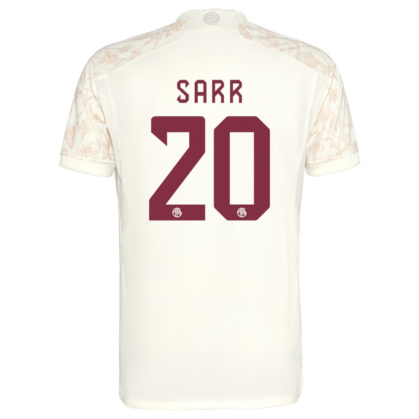 Mulher Camisola Bouna Sarr #20 Off White Terceiro 2023/24 Camisa