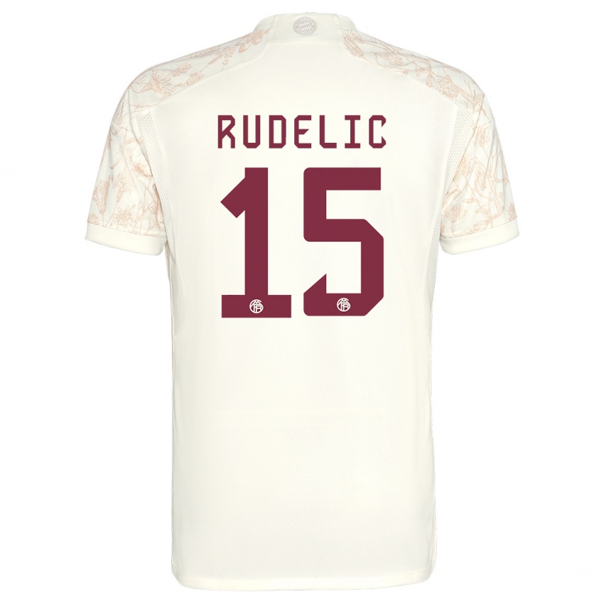 Mulher Camisola Ivana Rudelic #15 Off White Terceiro 2023/24 Camisa