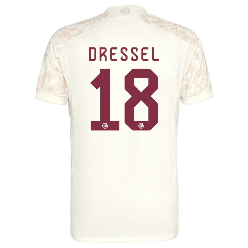 Mulher Camisola Timon Dressel #18 Off White Terceiro 2023/24 Camisa