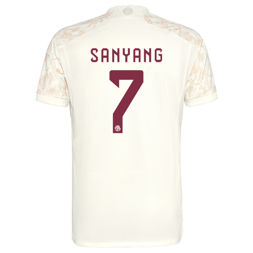 Mulher Camisola Mamin Sanyang #7 Off White Terceiro 2023/24 Camisa