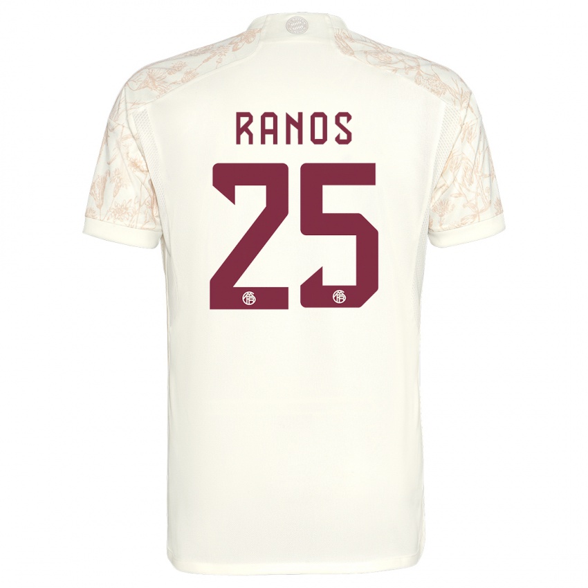 Mulher Camisola Grant-Leon Ranos #25 Off White Terceiro 2023/24 Camisa